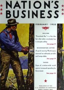 A February 1932 issue of "Nation's Business"
