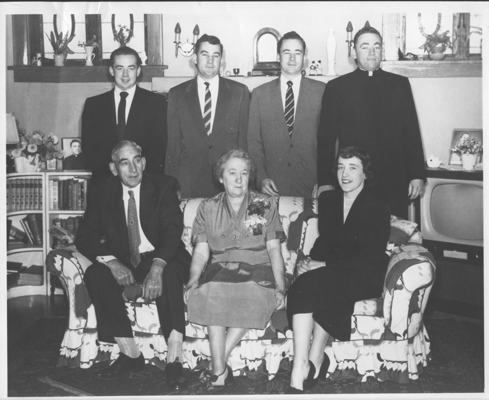 The McGowan family in 1954