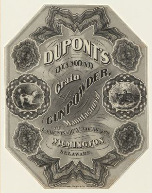 DuPont powder label