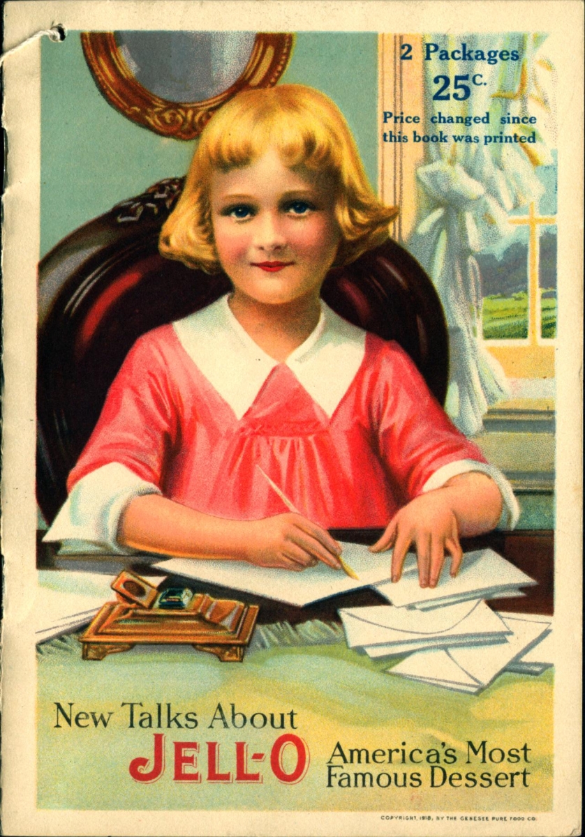 A booklet Jell-O advertisement , circa 1918