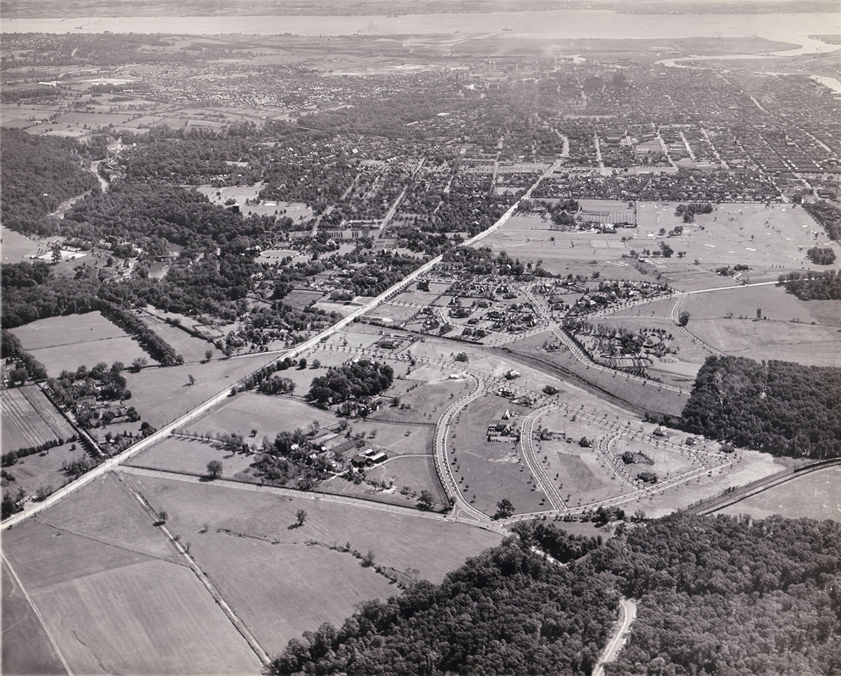 Aerial view of Westover Hills