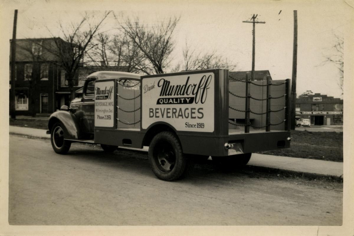 Beer delivery truck
