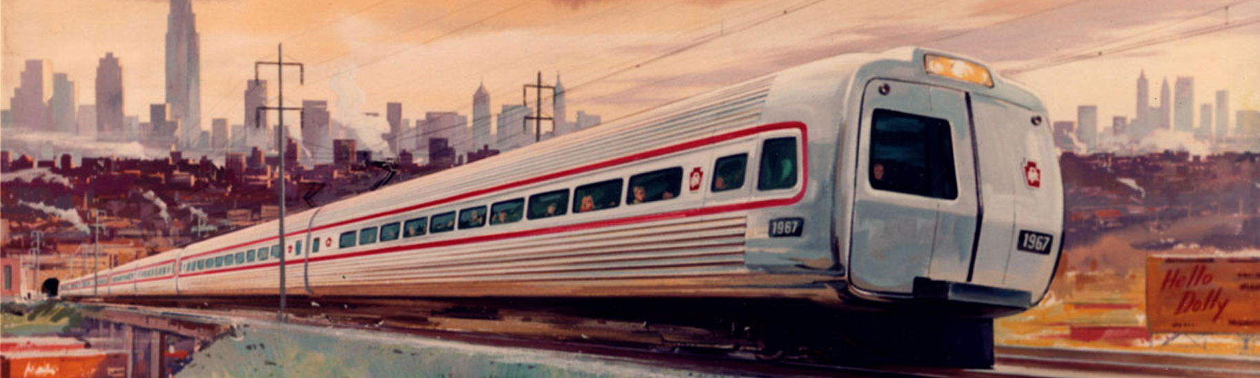 Metroliner train illustration