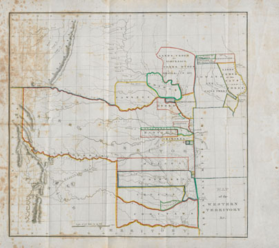 Map of Santa Fe Trail