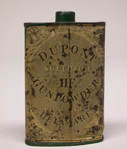 DuPont gunpowder tin