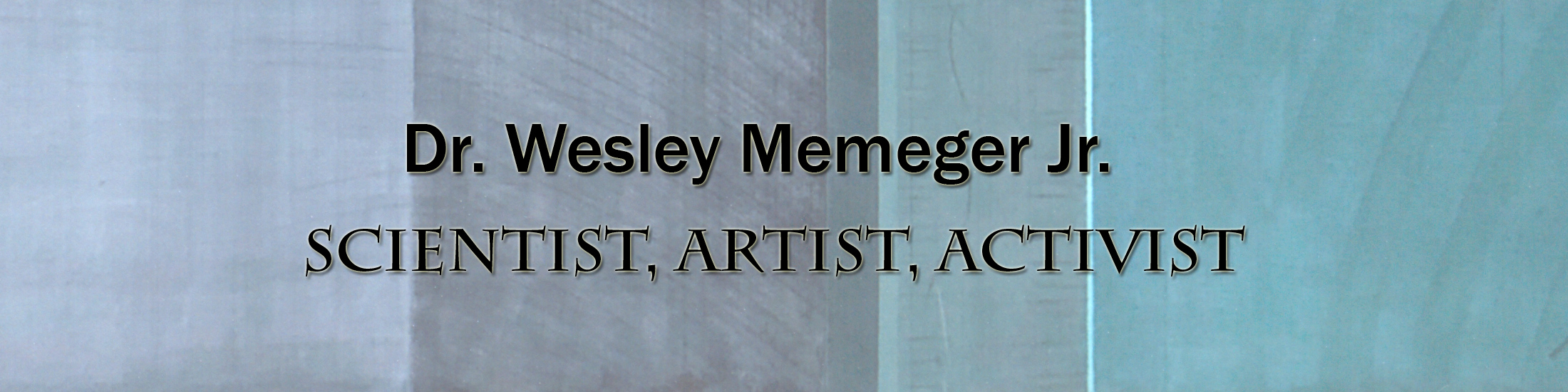 Banner for Dr. Wesley Memeger Jr. Digital Exhibit