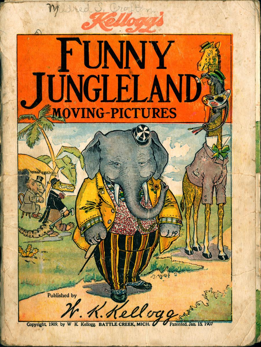 Kellog's "funny jungle land" book premium