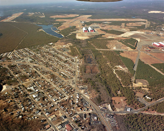 Lakehurst Naval Air Station in New Jersey