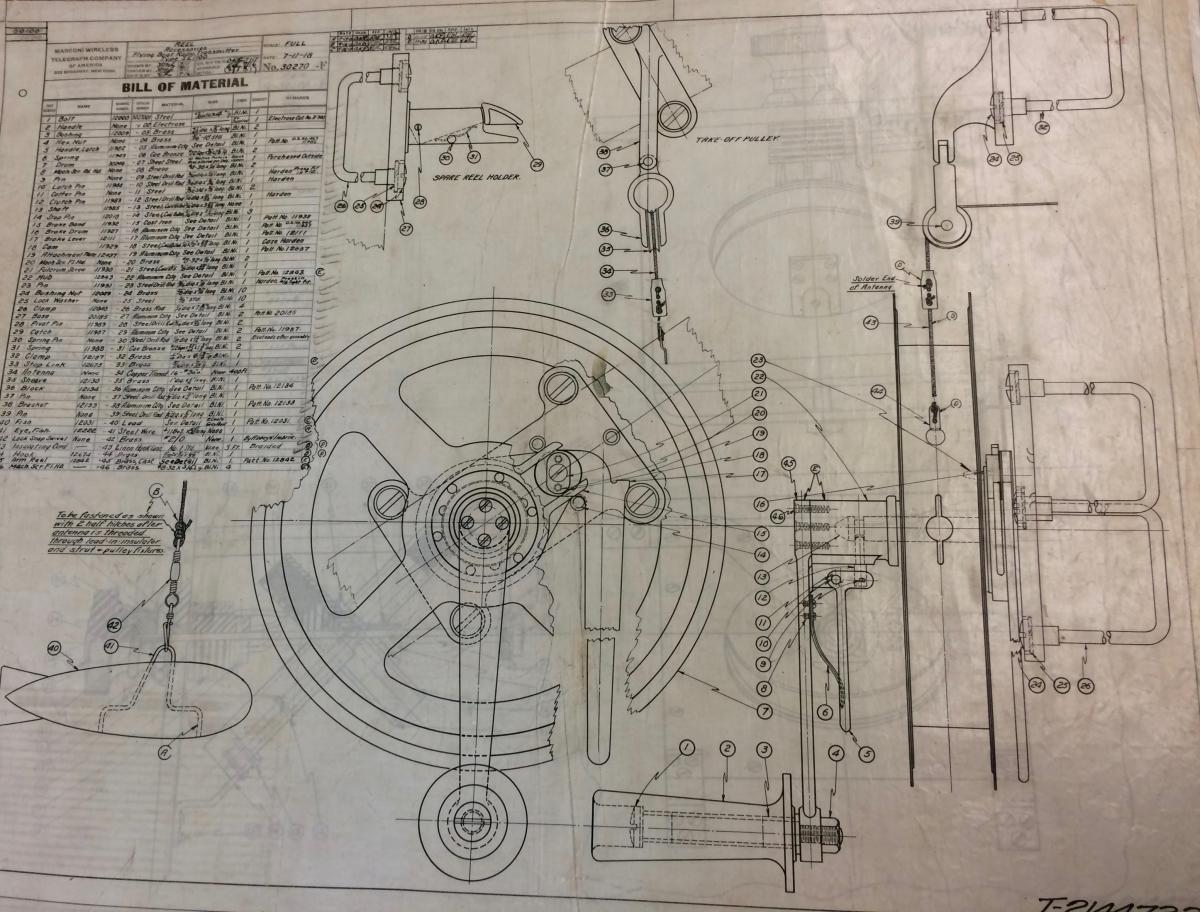 Sketch for seaplane transmitter