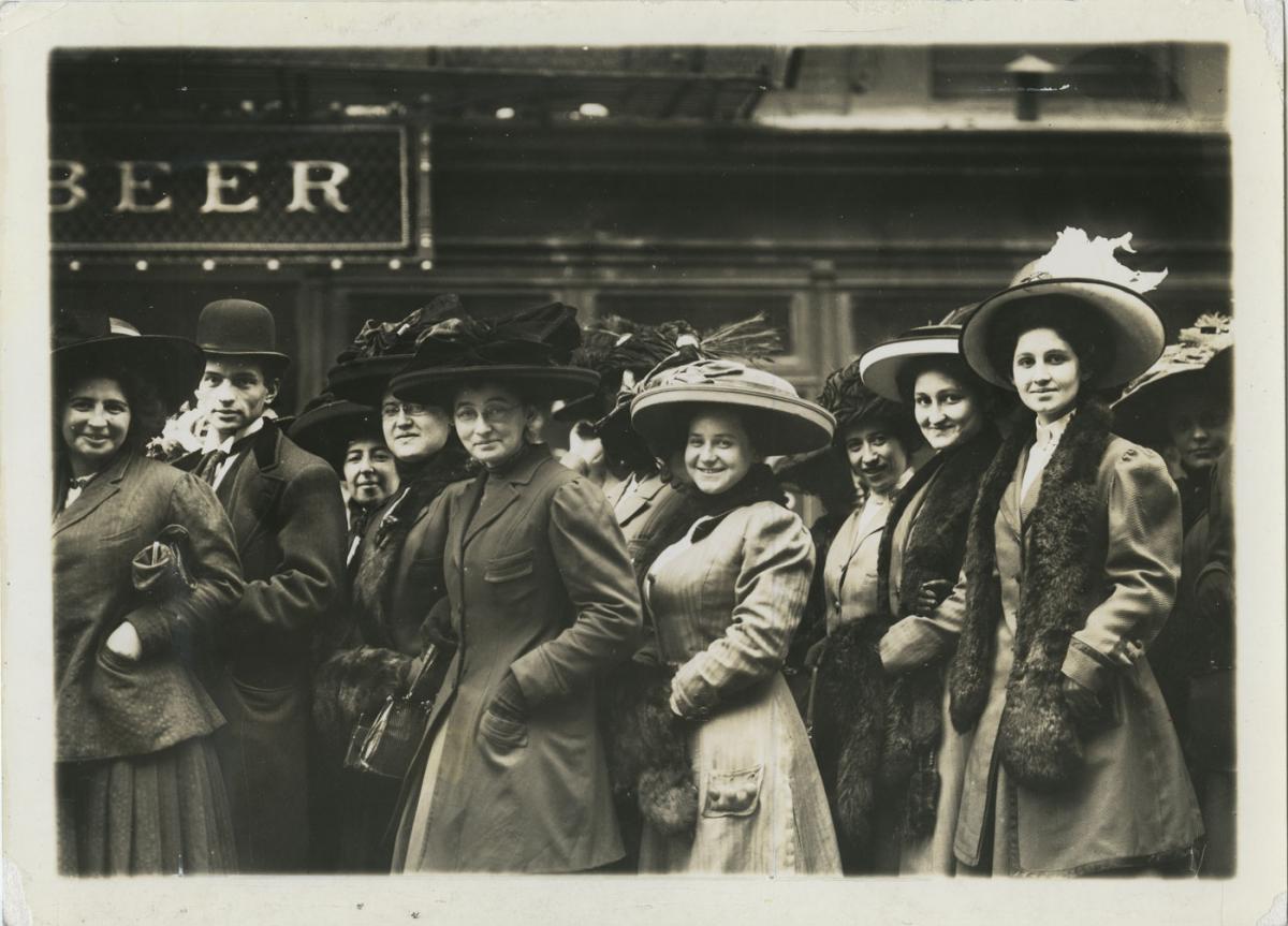 Women picketers