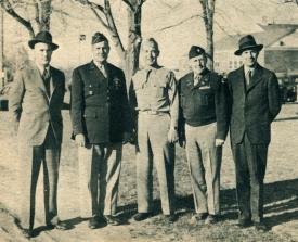 The finest personnel of the Corps of Engineers and the DuPont Company: Gilbert P. Church; General Leslie Groves; Colonel Franklin T. Matthias; Lt. Colonel B.T. Rogers; and W.O. Simon