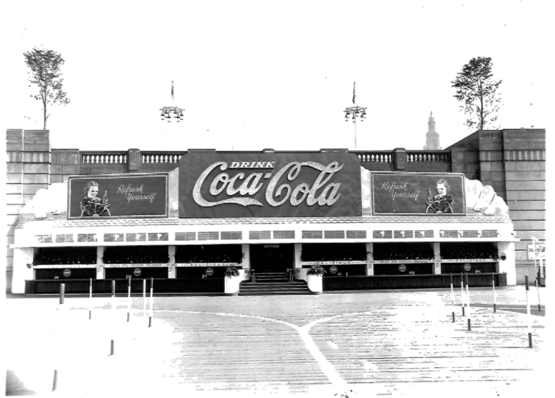 Coco cola soda fountain