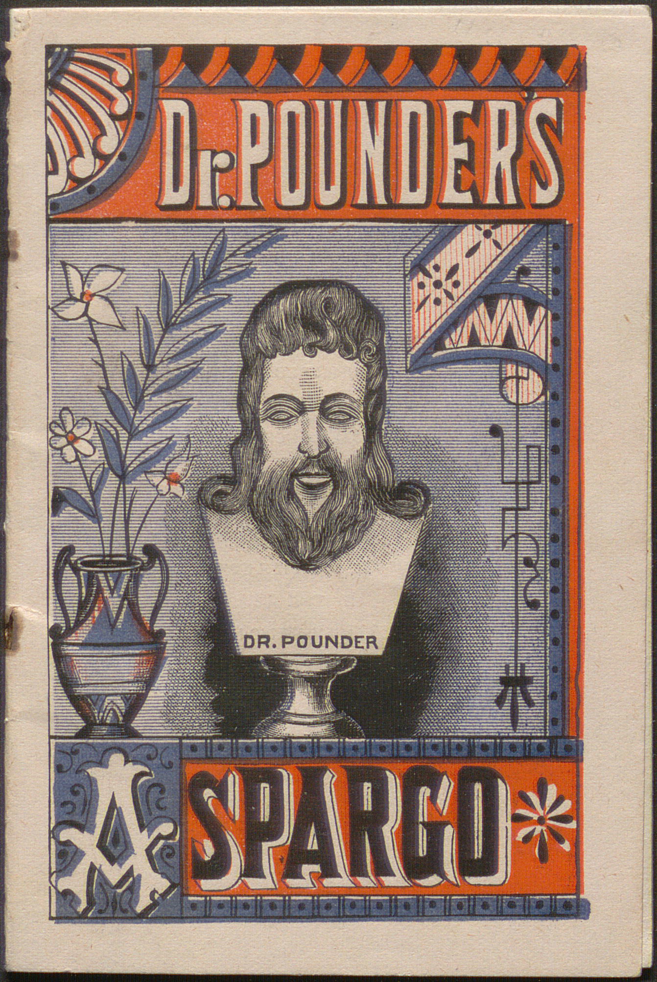 Illustrated cover for a patent medicine pamphlet