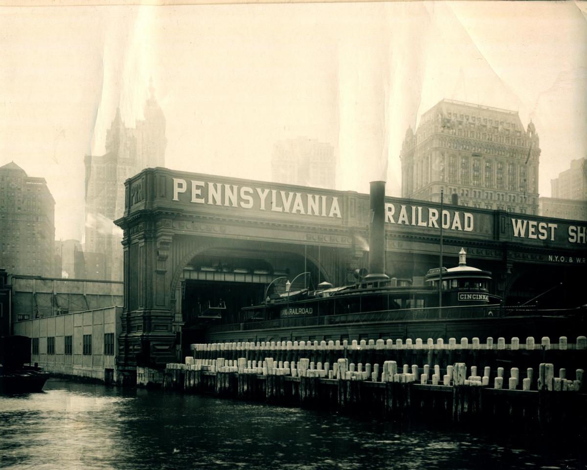 PRR Cortlandt Street Ferry Station