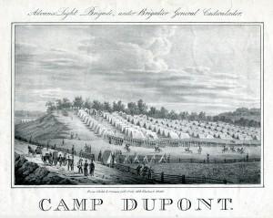 Camp Dupont, created in 1814 for local defense.