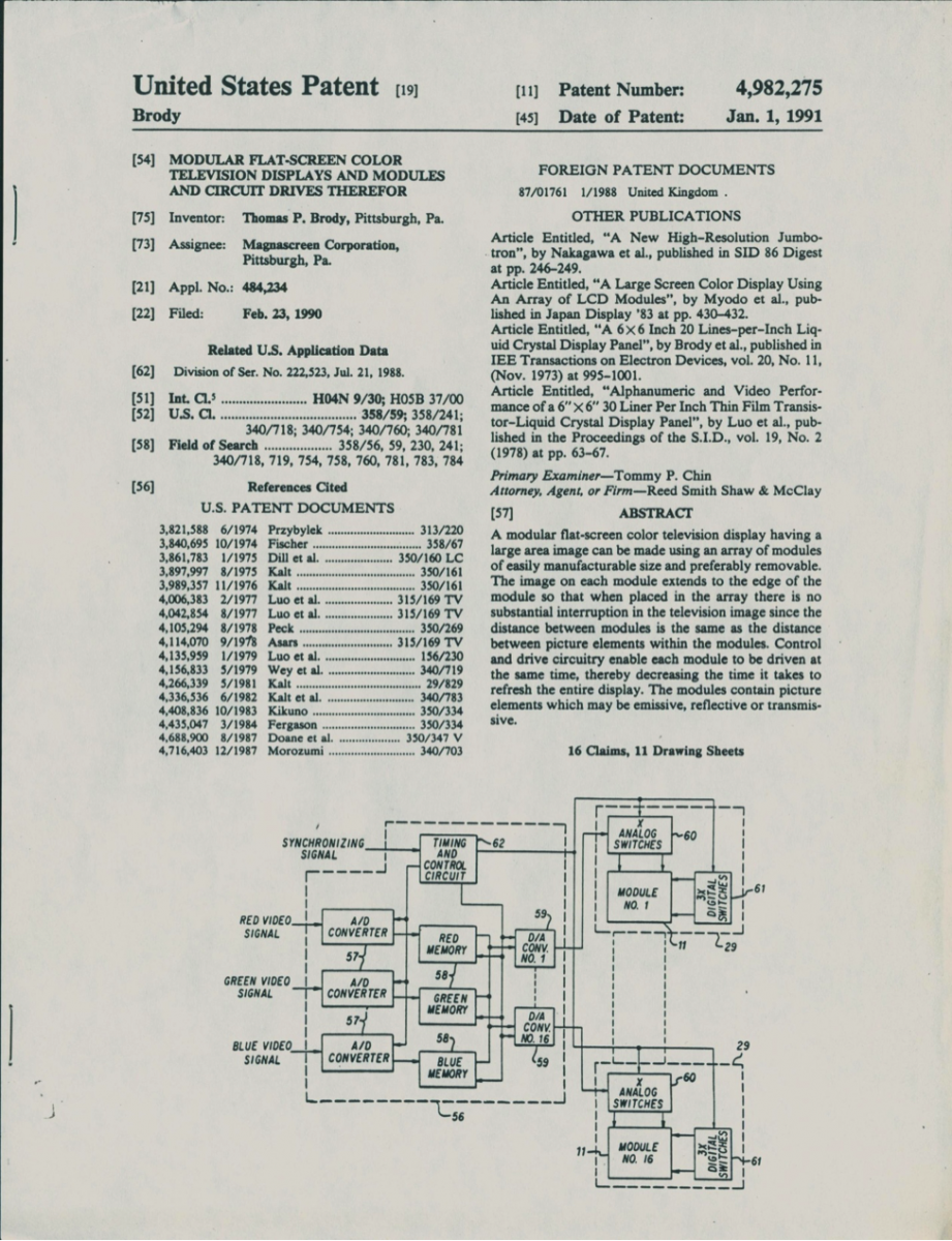 Brody's patent