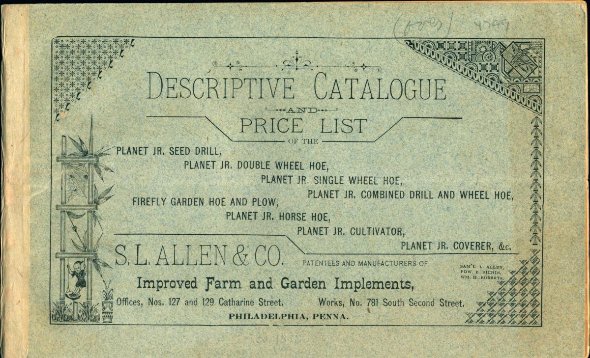 Catalog price list from S.L Allen 