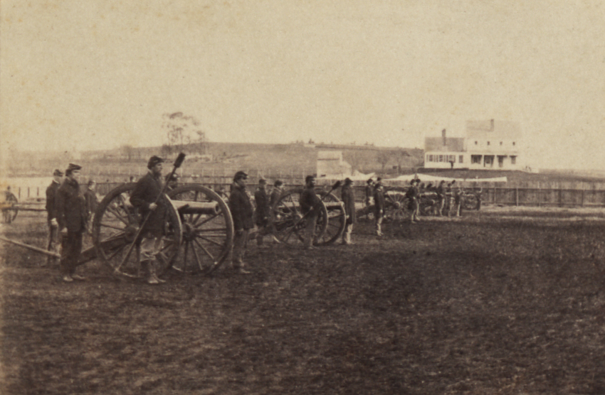 Battery of Artillery at Fort Hamilton, Brooklyn, New York