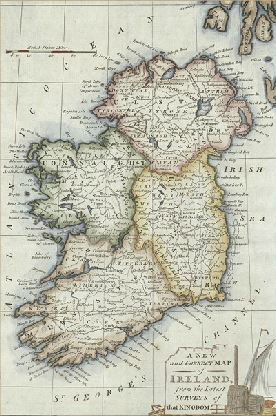 Map of Ireland