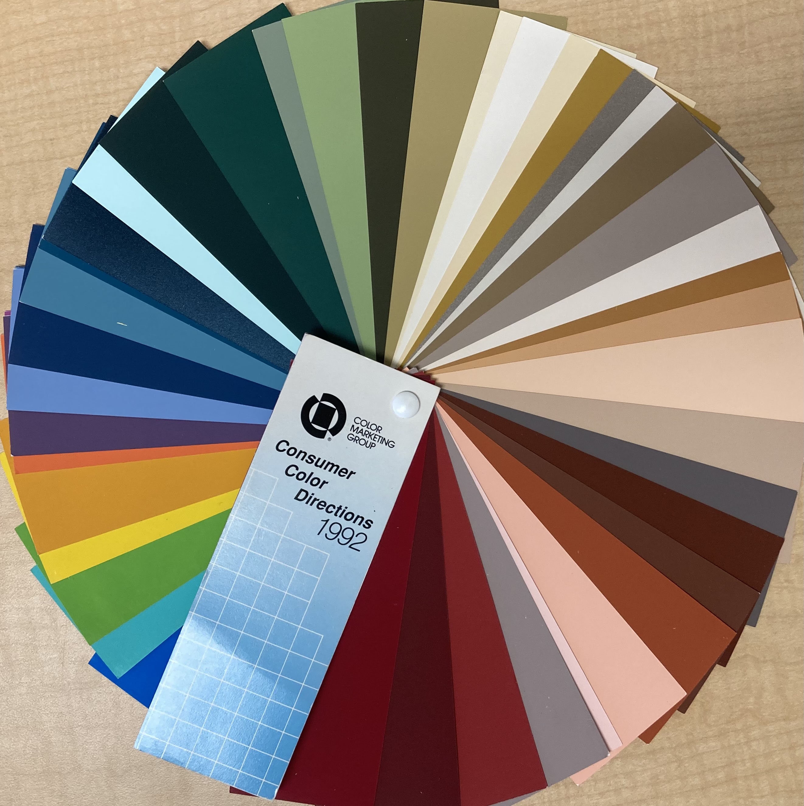 Color cards, Color Marketing Group, 1992