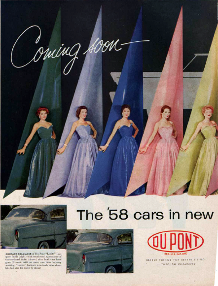 DuPont Lucite lacquer advertisement, 1957. Accession 1803