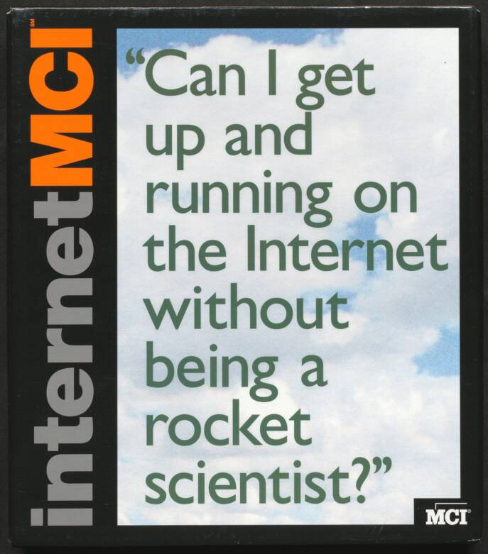 InternetMCI installation package, 1995