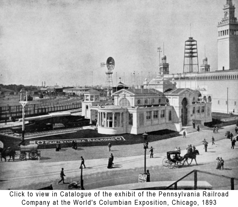 Pennsylvania Railroad pavilion at the World's Columbian Exposition