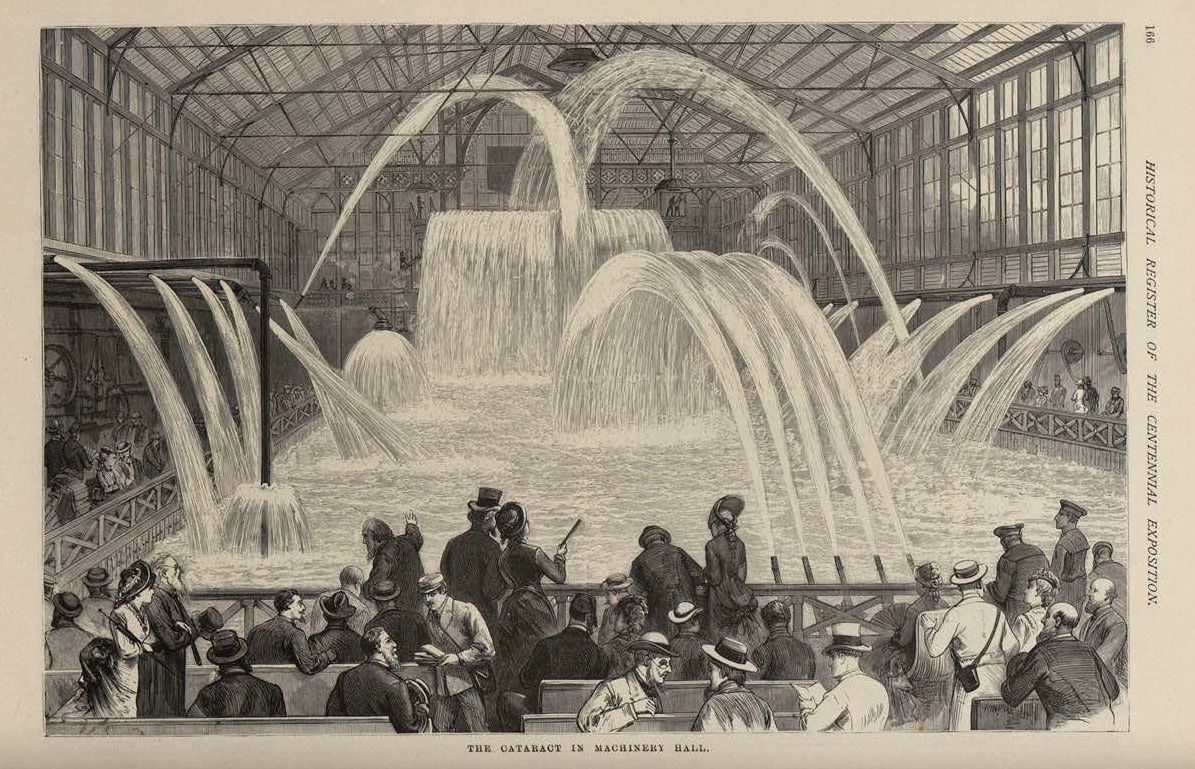 The Cataract at Machinery Hall, 1876