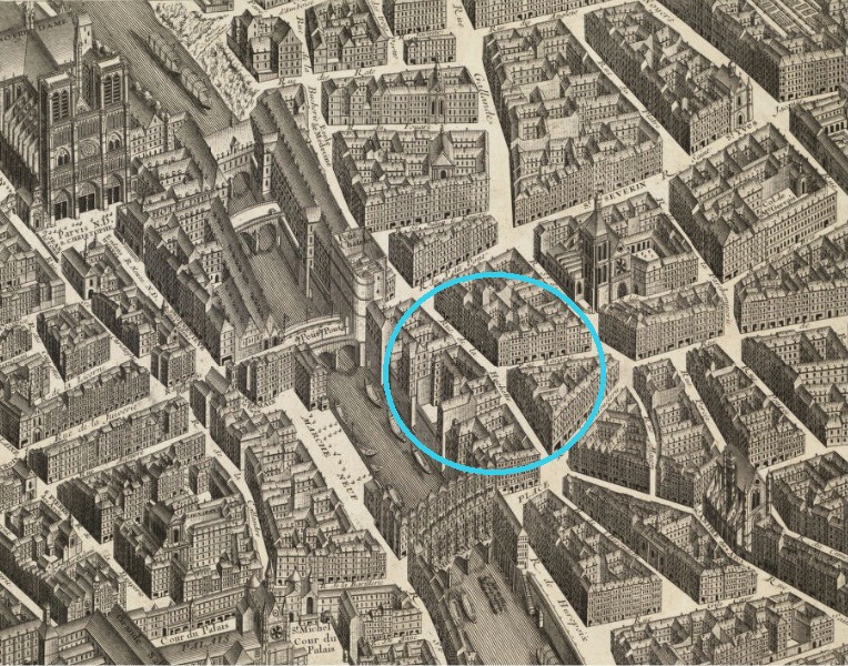 Maybe showing an intersection in Paris
