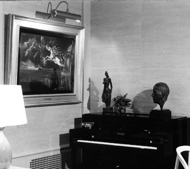 Opera, situated beside the game room’s piano.