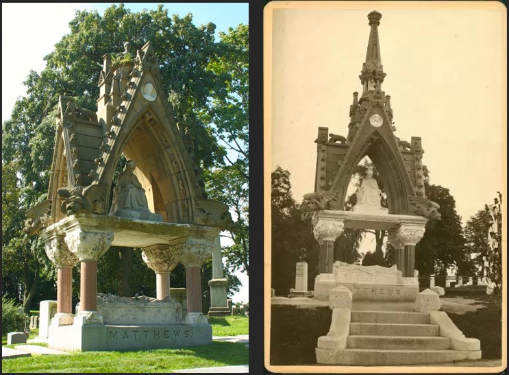 Matthews in Green-Wood Cemetery in Brooklyn 