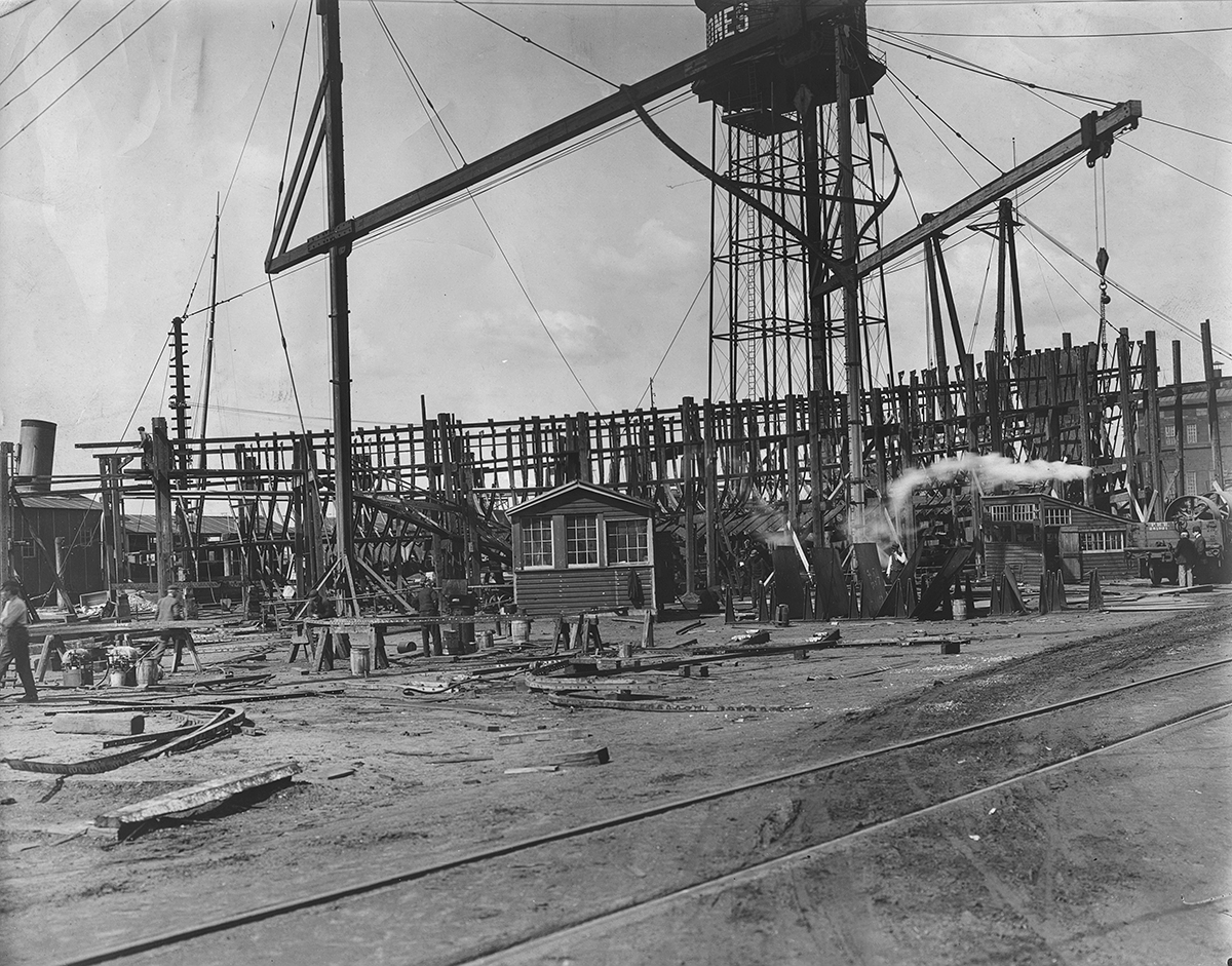 Shipyard construction