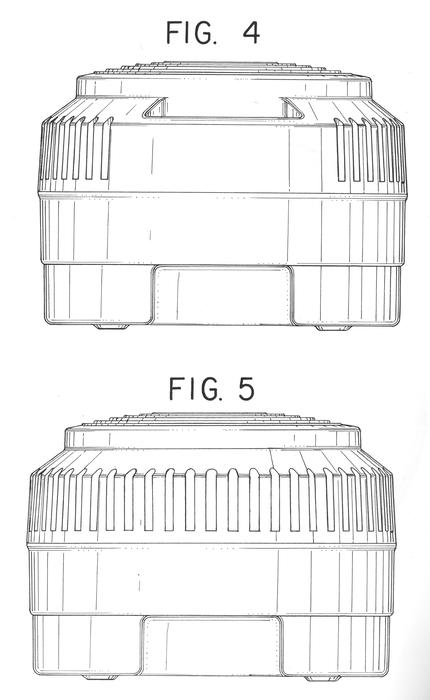 Technical drawing of humidifier.