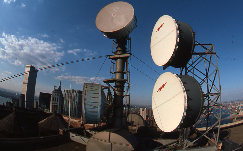 Microwave Antennas, Water Street New York