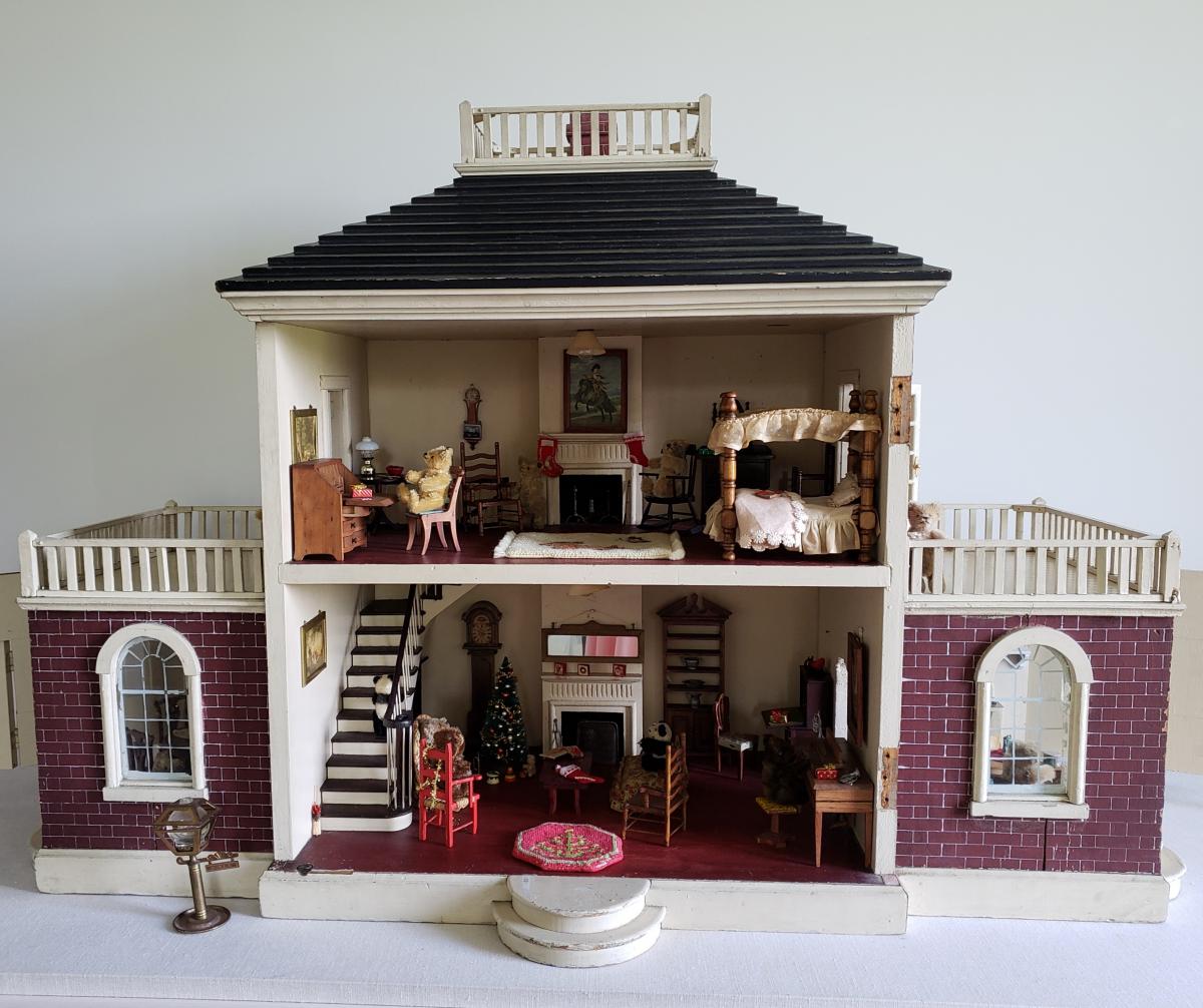 The interior of the dollhouse