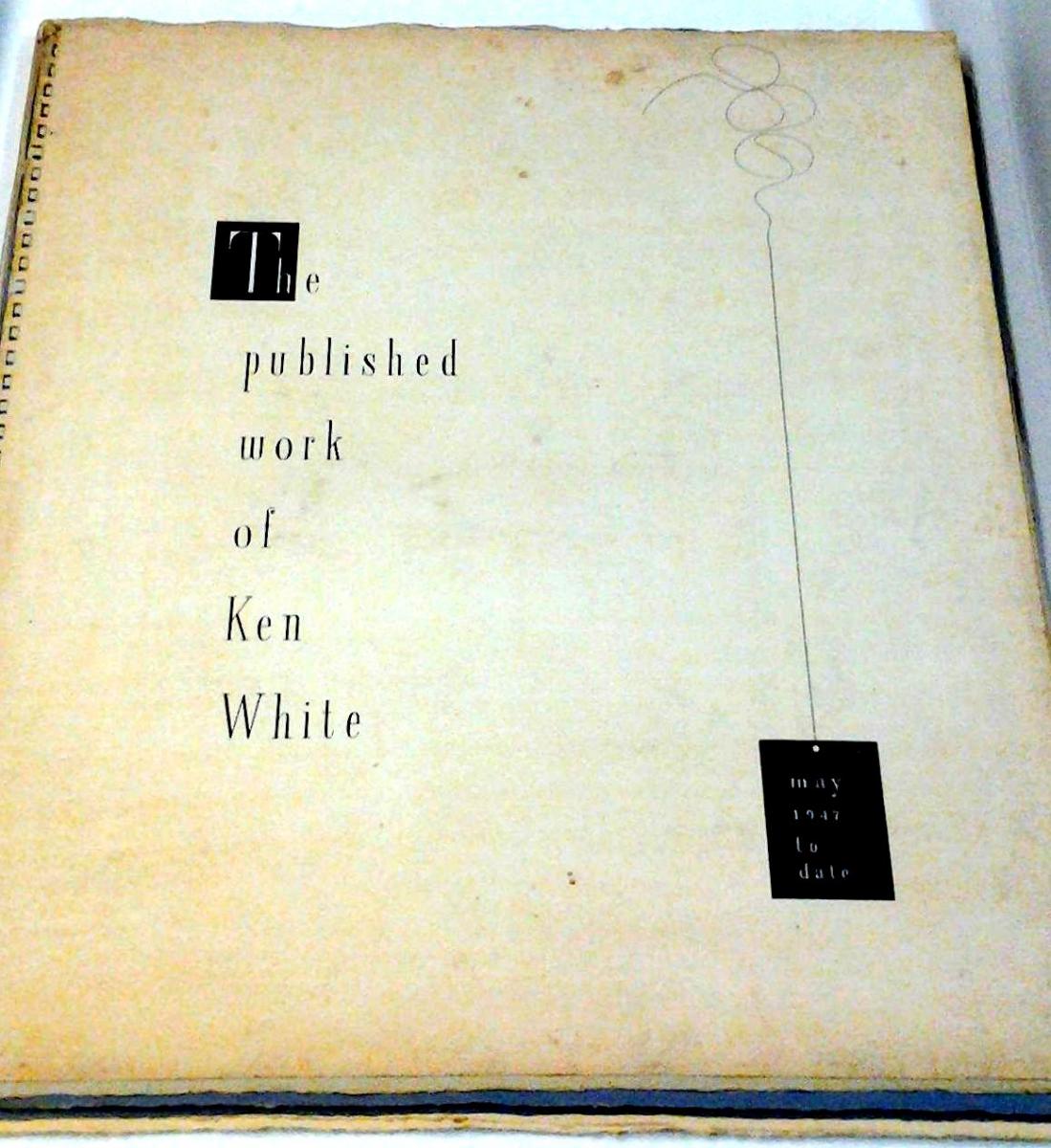 Photo. Title Page Ken White scrapbook