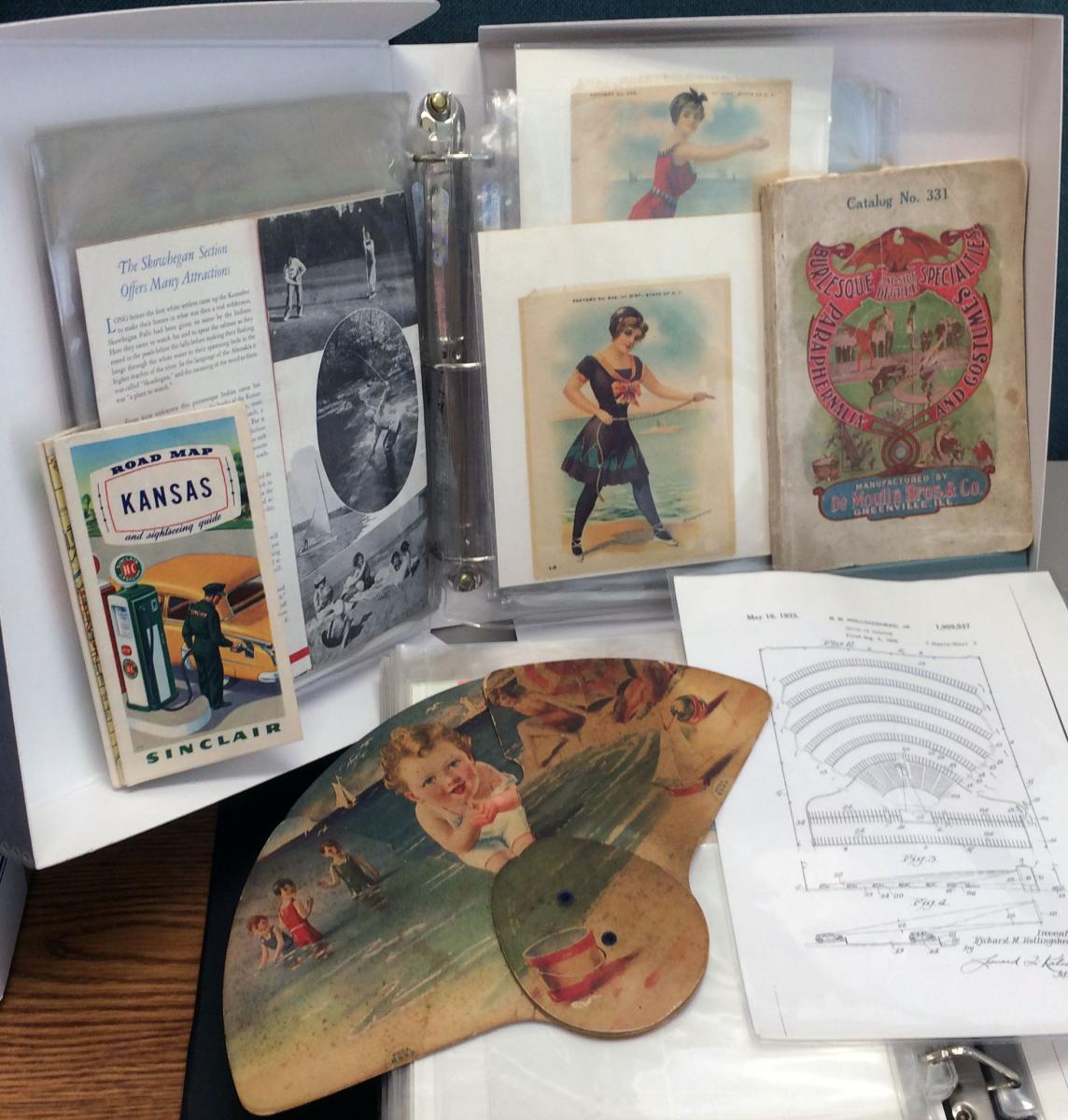 Works in progress from the John Margolies Collection of Travel Ephemera