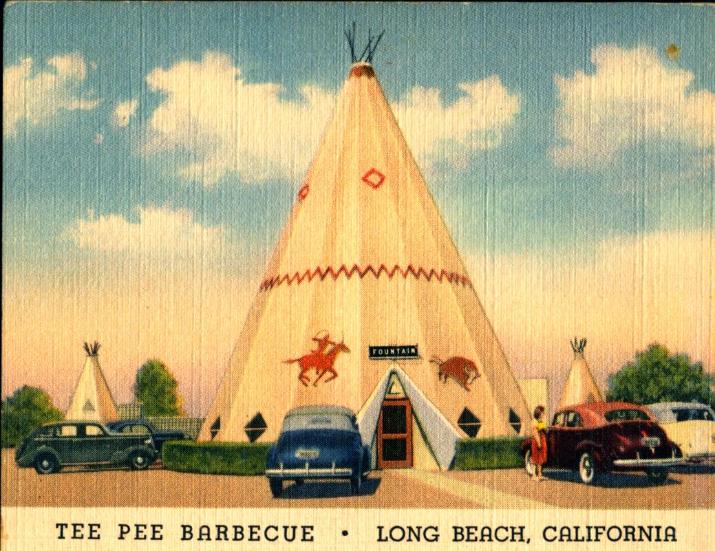 Tee Pee Barbecue illustration