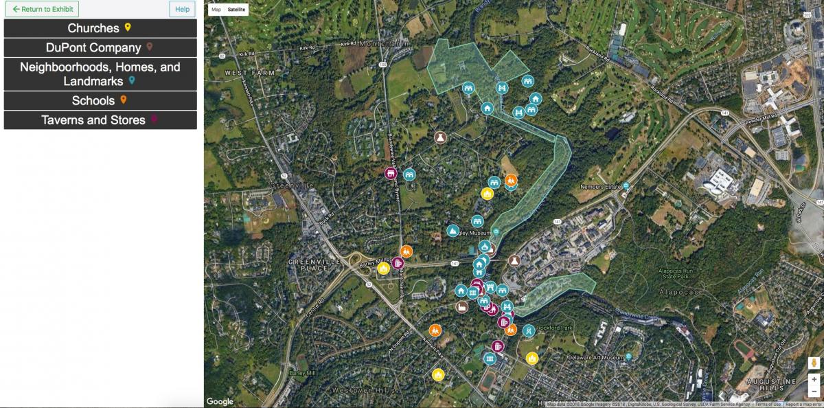 Brandywine Valley map