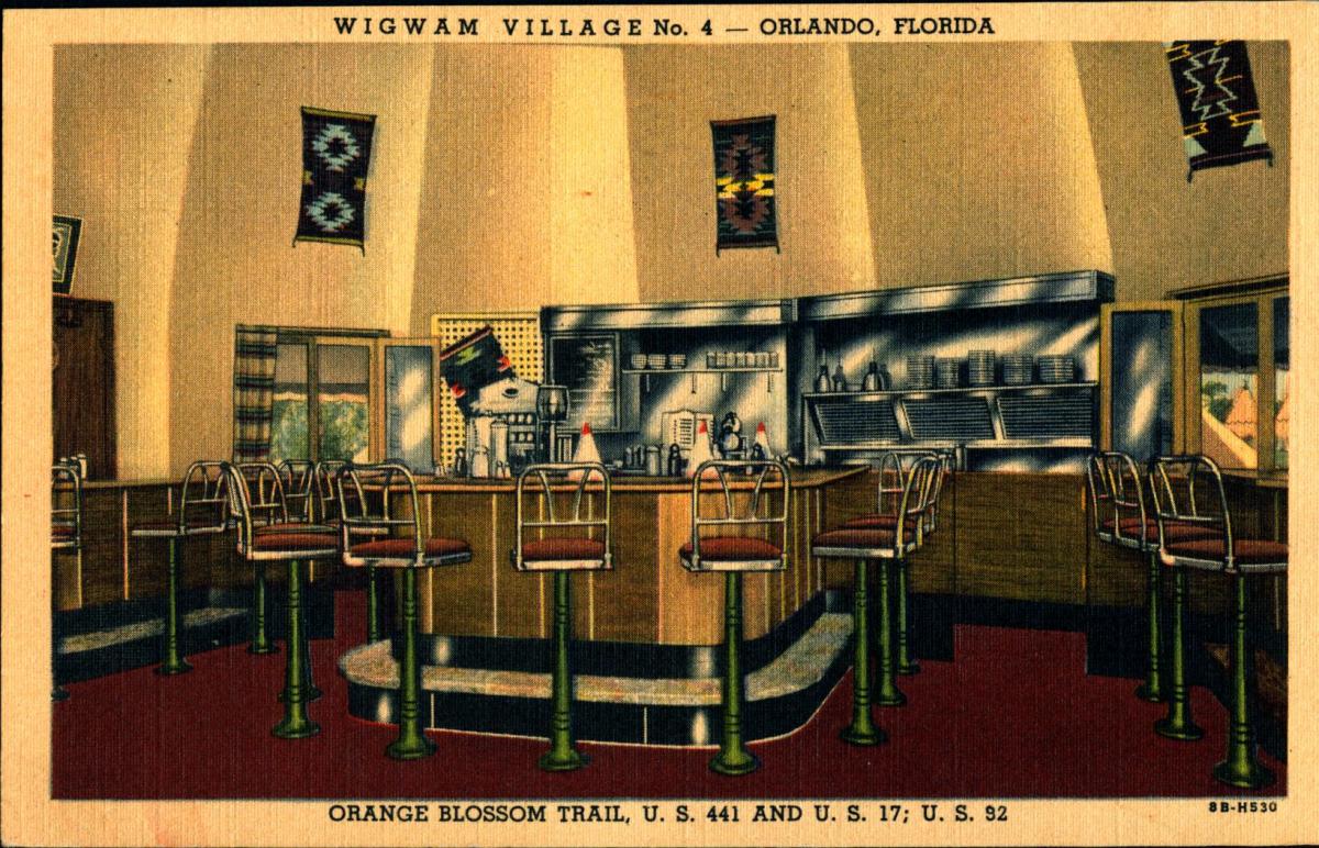 Illustration. Wigwam Village Orlando