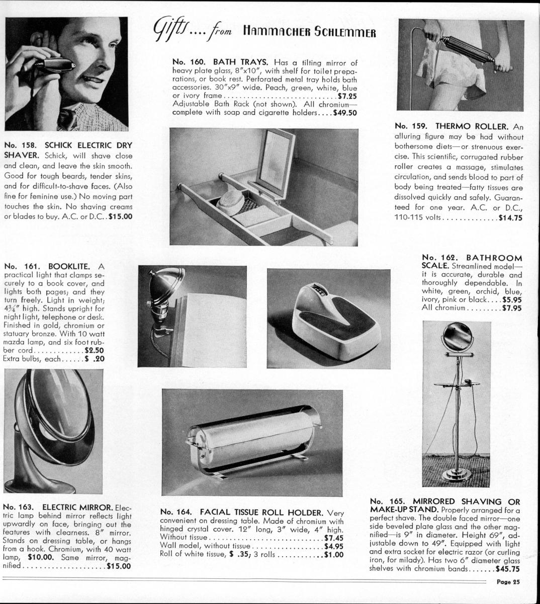 Hammacher, Schlemmer & Co. The cleverest Gifts in New York, 1936