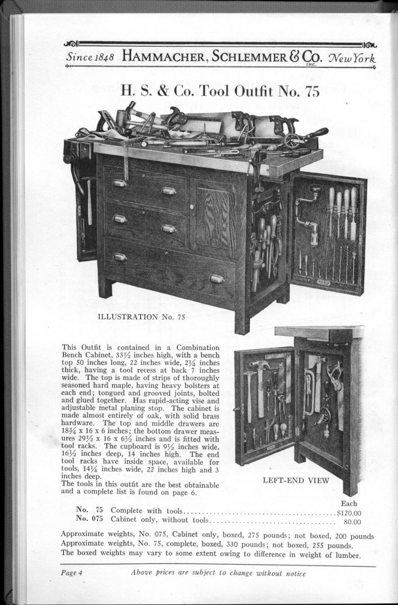 Hammacher, Schlemmer & Co. Tools, Hardware and Supplies. Catalogue No. 565