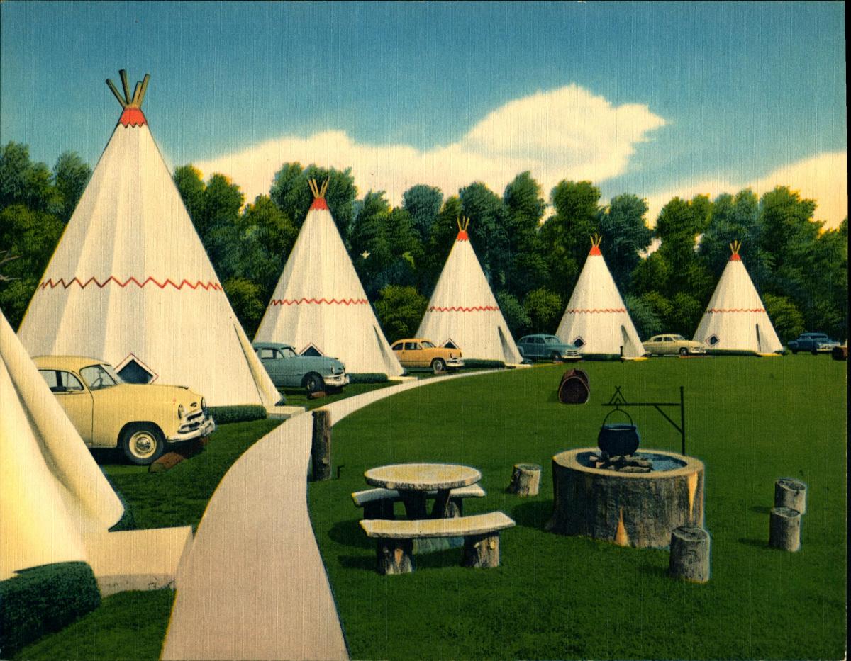 Illustration. Wigwam Village 7.