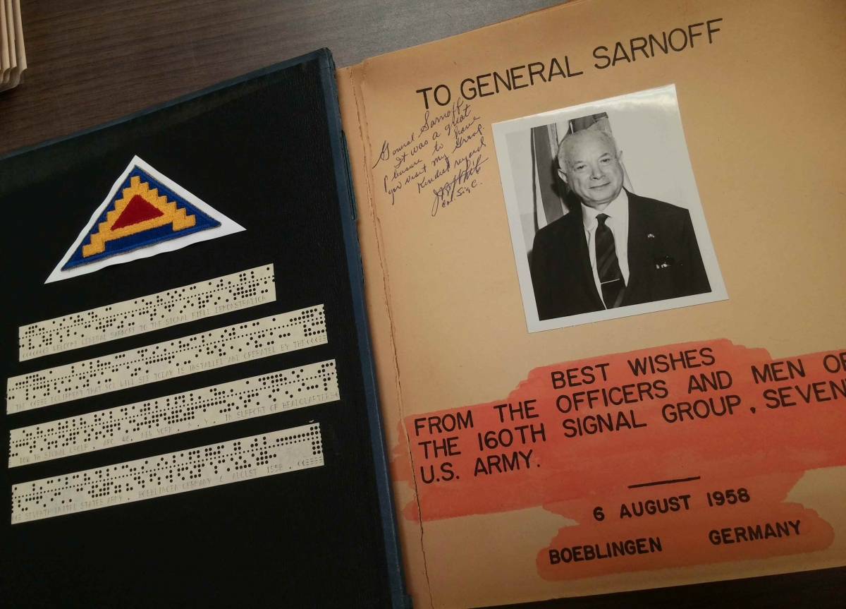 Inside Sarnoff's album