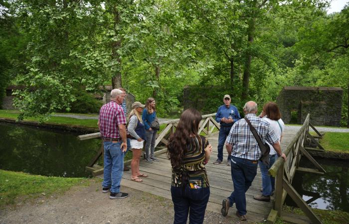 group tour at hagley