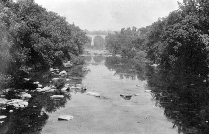 Black and white photo of the Brandywine