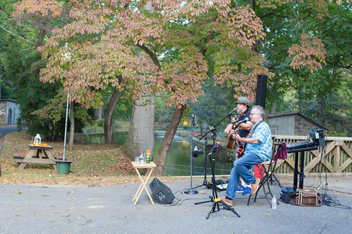 musicians performing at hagley