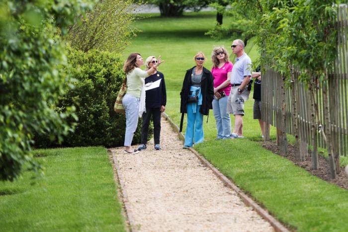 People in the E. I. du Pont Garden