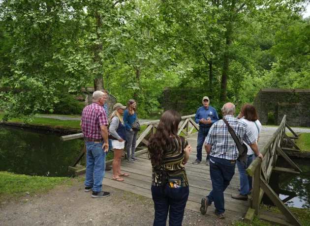 group tour at hagley