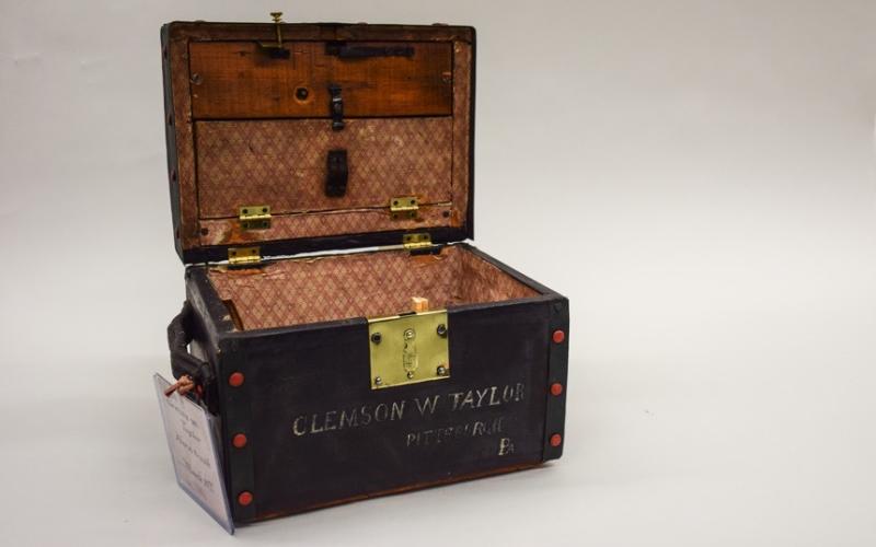 Alarm Trunk (open lid) Patented by Clemson Taylor in 1861-Hagley Patent Model Collection-Credit Hagley Museum and Library-web860.jpg